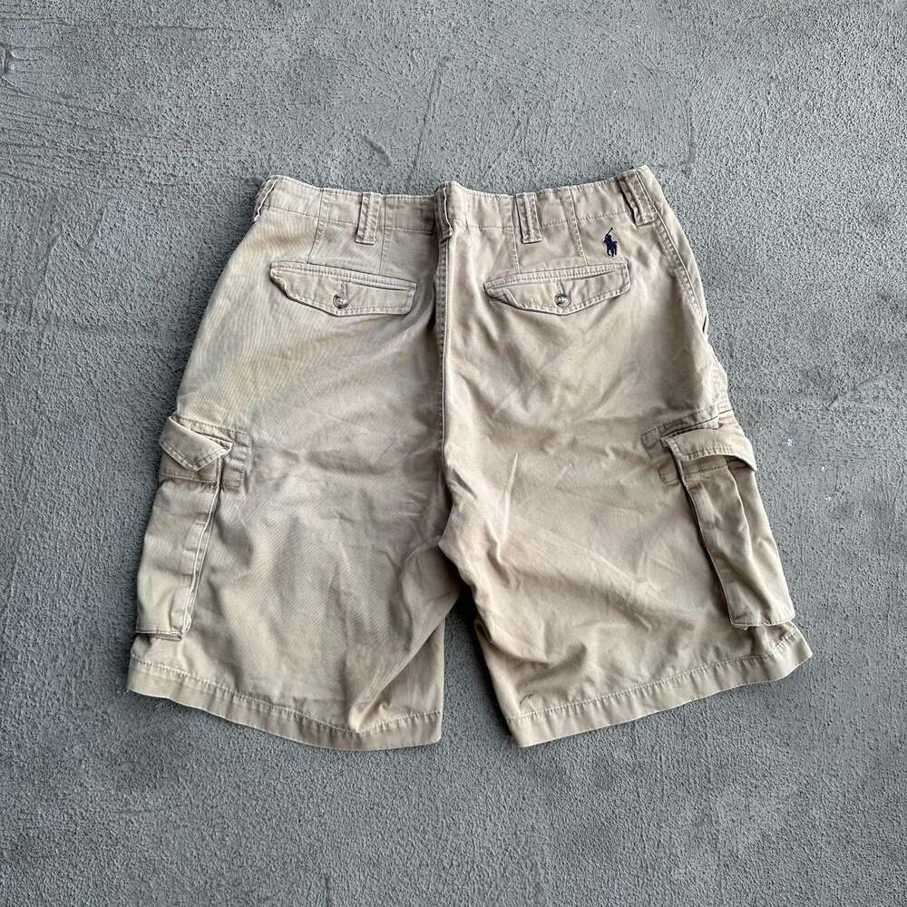 Polo Ralph Lauren Relaxed Fit Cargo Shorts Men's Size 34 Beige